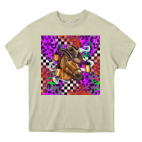 Mossy halloween horse Heavy Core Tee - BarkalooDesign
