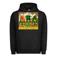 St. Patrick's Day Gnomies With Leopard Tumbler Urban Hoodie | Teevron