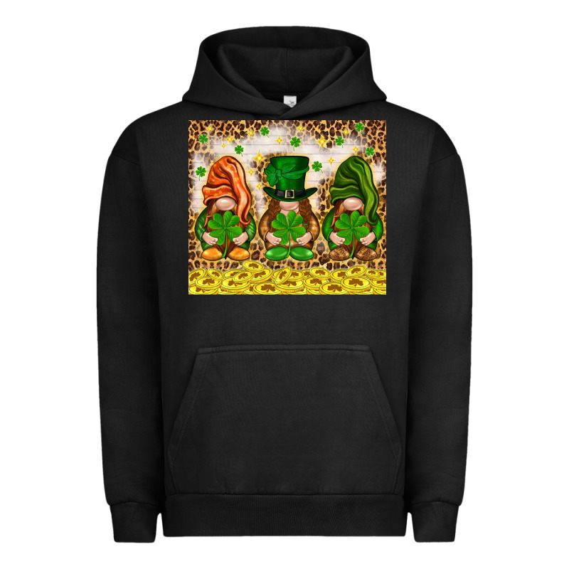 St. Patrick's Day Gnomies With Leopard Tumbler Urban Hoodie by HowdyJamesFarm | Teevron