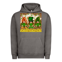 Pigment Tornado St. Patrick's Day gnomies with leopard tumbler Urban Hoodie - HowdyJamesFarm