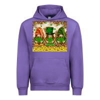 Tulip St. Patrick's Day gnomies with leopard tumbler Urban Hoodie - HowdyJamesFarm