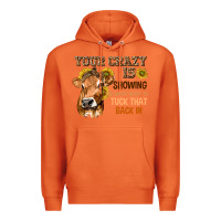 Carrot Your Crazy Is Showing You Premium Hoodie - texasbilliewilder