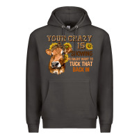 Smoke Your Crazy Is Showing You Premium Hoodie - texasbilliewilder