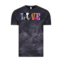 Cloud Black love with cow Vintage Tee - AdoDesignShop