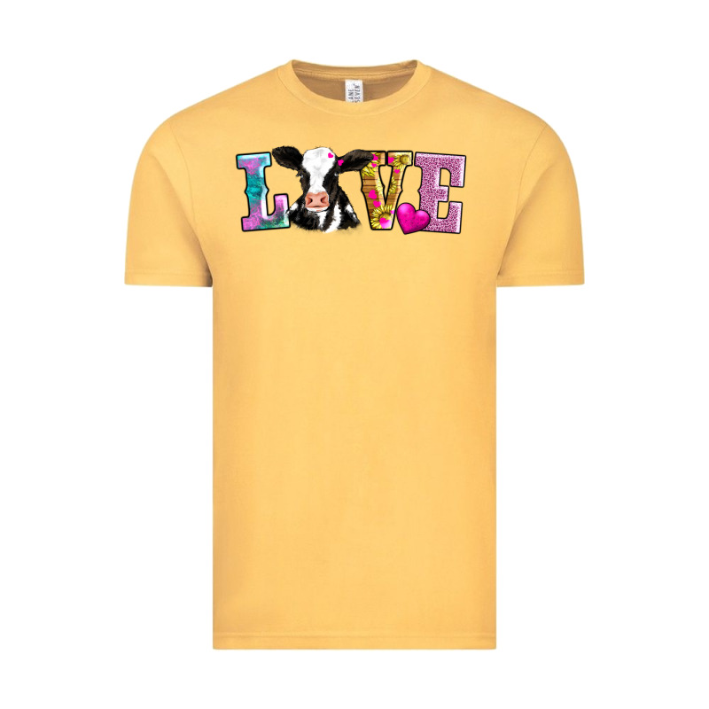 Love With Cow Vintage Tee by AdoDesignShop | Teevron