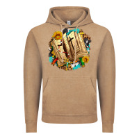 Vintage Coffee cross with bible and sunflowers Vintage Hoodie - AdoDesignShop
