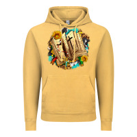 Vintage Mustard cross with bible and sunflowers Vintage Hoodie - AdoDesignShop