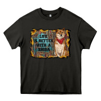 Asphalt life is better with a shiba Heavy Core Tee - RanaPortraitStore