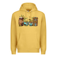 Antique Gold sunflower gemstone coffee Premium Hoodie - JahusDesignShop