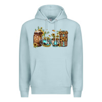 Blue Mist sunflower gemstone coffee Premium Hoodie - JahusDesignShop