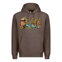 Coffee sunflower gemstone coffee Premium Hoodie - JahusDesignShop
