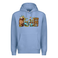 Colony Blue sunflower gemstone coffee Premium Hoodie - JahusDesignShop