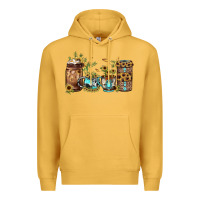 Mustard sunflower gemstone coffee Premium Hoodie - JahusDesignShop