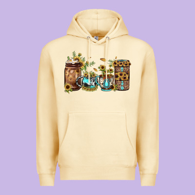 Sunflower Gemstone Coffee Premium Hoodie Designed By Jahusdesignshop