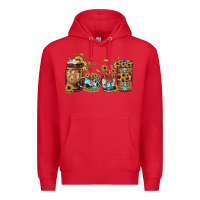 Red sunflower gemstone coffee Premium Hoodie - JahusDesignShop