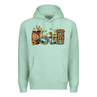 Seafoam sunflower gemstone coffee Premium Hoodie - JahusDesignShop