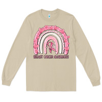 Mushroom breast cancer  awareness rainbow Long Sleeve Tee - MaliasSmallBusiness
