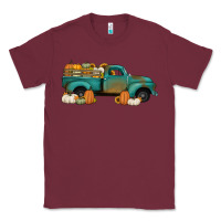 Burgundy pumpkin farm truck no background Classic Tee - Jasminsmagicworld