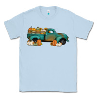 Dusty Blue pumpkin farm truck no background Classic Tee - Jasminsmagicworld