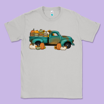 Pumpkin Farm Truck No Background Classic Tee Designed By Jasminsmagicworld