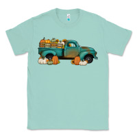 Seafoam pumpkin farm truck no background Classic Tee - Jasminsmagicworld