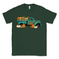 Sports Green pumpkin farm truck no background Classic Tee - Jasminsmagicworld