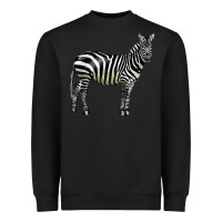 Black zebra Heavyweight Sweatshirt - LillyAllenDesigns