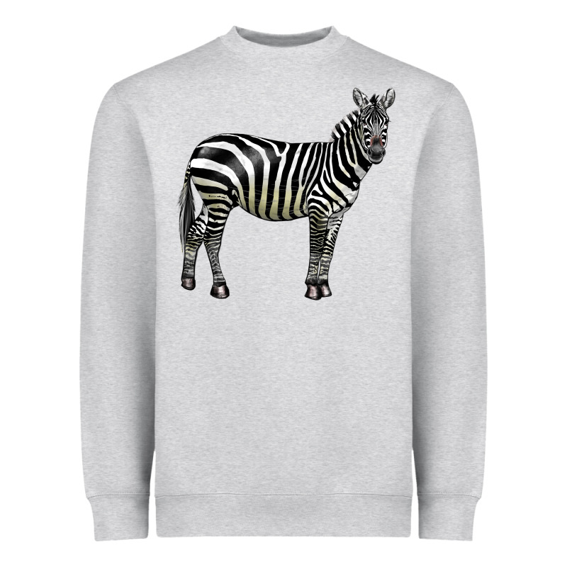 Zebra Heavyweight Sweatshirt by LillyAllenDesigns | Teevron
