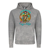 Cloud Rock i hate everyone but coffee helps western skeleton coffee sunflowers Vintage Hoodie - Artiststas
