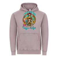 Vintage Zinc i hate everyone but coffee helps western skeleton coffee sunflowers Vintage Hoodie - Artiststas