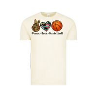 Vintage Arctic peace love basketball Vintage Tee - Artiststas
