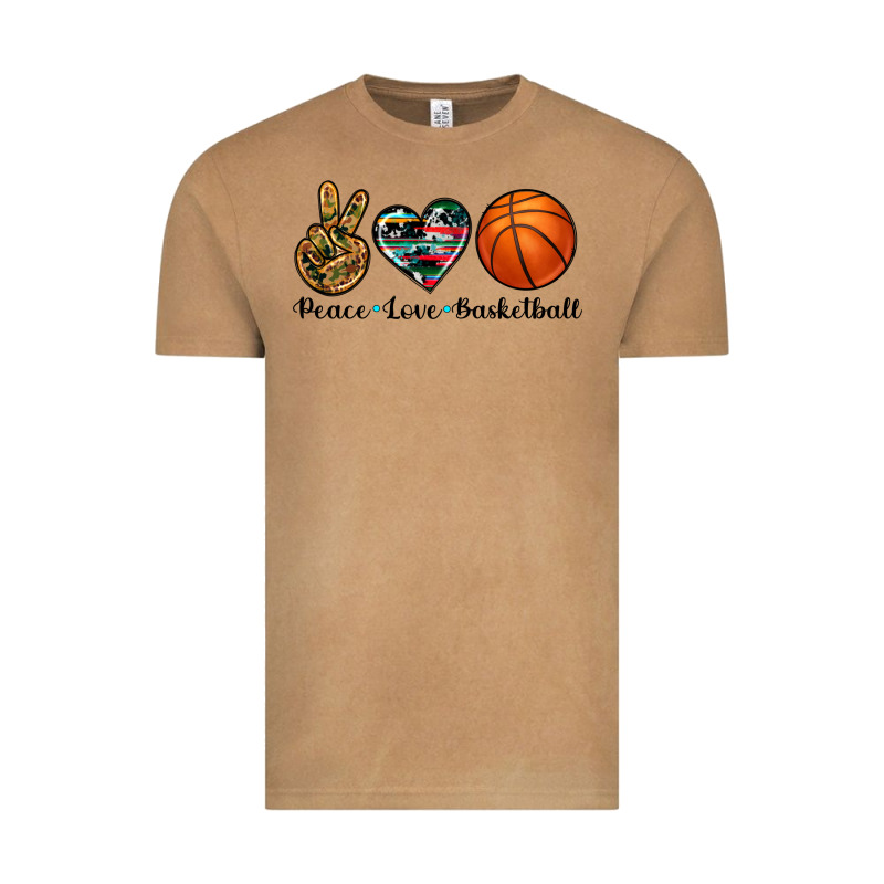 Peace Love Basketball Vintage Tee by Artiststas | Teevron