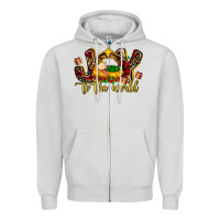Dove Grey Baby Jesus Joy To The World Zipper Hoodie - MaliasSmallBusiness
