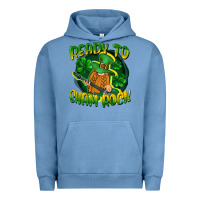 Pigment Pebble Blue Ready to sham rock St. Patrick's Day Urban Hoodie - CowGirlArtShop