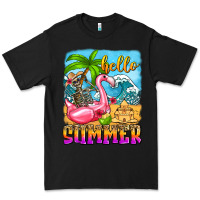 Black hello summer skeleton Premium Tee - Zillion Design Studio