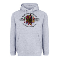 Heather Grey Chillin' on a dirt road Laid back swervin' like Heavyweight Hoodie - Bettercallsaul