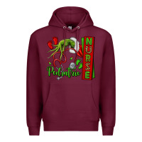 Burgundy Christmas Character Premium Hoodie - NancyCooperArtShop