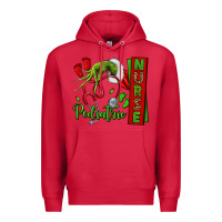 Cardinal Christmas Character Premium Hoodie - NancyCooperArtShop