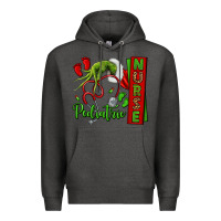 Charcoal Heather Christmas Character Premium Hoodie - NancyCooperArtShop