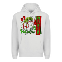 Dove Grey Christmas Character Premium Hoodie - NancyCooperArtShop