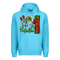 Ocean Blue Christmas Character Premium Hoodie - NancyCooperArtShop