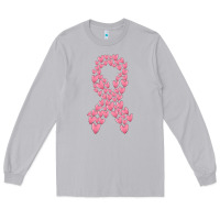 Moon Dust breast cancer ribbon Long Sleeve Tee - MaliasSmallBusiness