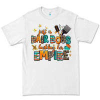 White just a nail boss building her empire Premium Tee - AdoDesignShop