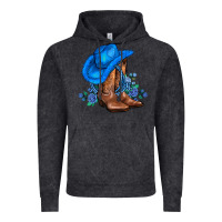 Vintage Black valentines day blue boots cowgirl hat and roses Vintage Hoodie - AdoDesignShop
