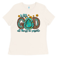 Bone with god all things are possible gemstone Ladies Tee - Zillion Design Studio