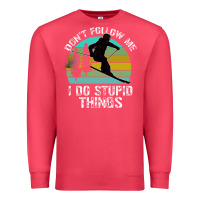 Cardinal Don t Follow Me I Do Stupid Things Premium Sweatshirt - Bettercallsaul