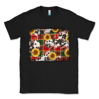 Black cowhide sunflowers candy canes Classic Tee - Jasminsmagicworld