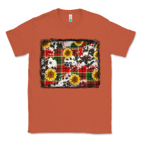 Copper cowhide sunflowers candy canes Classic Tee - Jasminsmagicworld