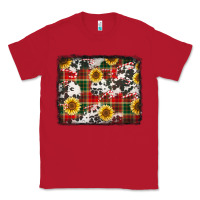Red cowhide sunflowers candy canes Classic Tee - Jasminsmagicworld