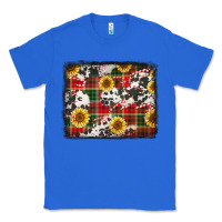 Cowhide Sunflowers Candy Canes Classic Tee | Teevron